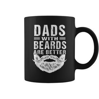 Funny Dads With Beards Are Better Fathers Day Joke Coffee Mug - Thegiftio UK