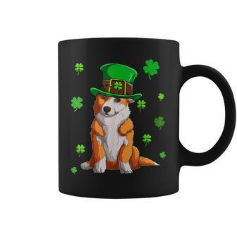 Funny Dog Lovers Cute Corgi St Patricks Day Shamrock Lucky Coffee Mug - Thegiftio UK