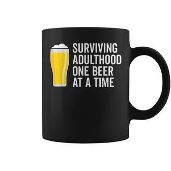 Funny Drinking Saying Beer Graphic Dad Joke Cool Adult Humor Coffee Mug - Thegiftio UK