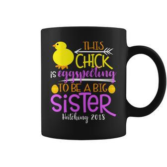 Funny Easter Pregnancy Announcement T Big Sister Coffee Mug | Mazezy