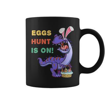 Funny Easter T Rex Bunny Eggs Hunting Dinosaurus V2 Coffee Mug - Seseable