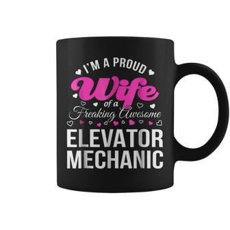 Funny Elevator Mechanics Wife  Anniversary Gift Coffee Mug