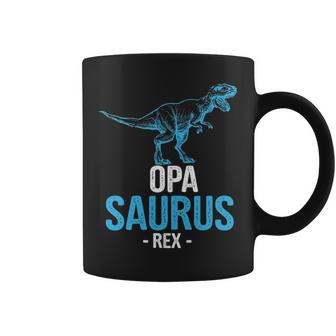 Funny Fathers Day Gift For Grandpa Opa Saurus Rex V2 Coffee Mug - Seseable