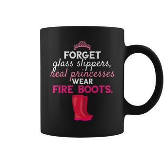 Funny Firefighter Women Fire Fighter Humorous Female Gift Coffee Mug - Seseable