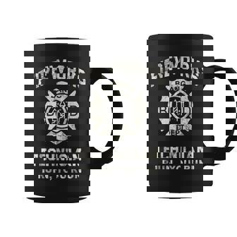 Funny Fireworks Technician Pyro Firefighter America Coffee Mug - Seseable