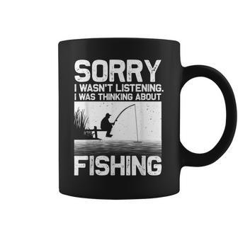 Funny Fishing For Men Women Trout Bass Fisherman Vacation Coffee Mug | Mazezy