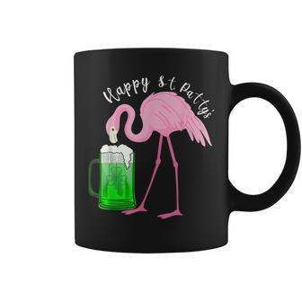 Funny Flamingo Happy St Pattys Day Tshirt St Patricks Beer Coffee Mug | Mazezy