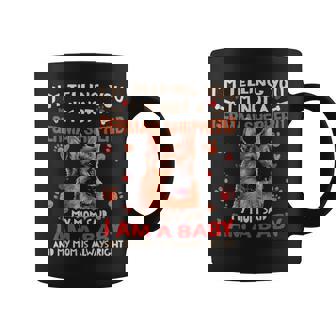 Funny German Shepherd Baby Dog Mom Mother Dogs Lover Coffee Mug - Seseable