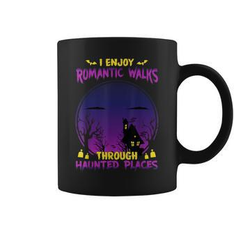 Funny Ghost Hunting Romantic Walk Paranormal Halloween Coffee Mug | Mazezy