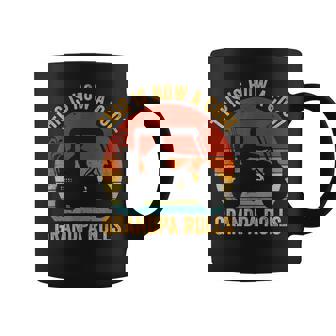 Funny Golf Grandpa This Is How A Cool Grandpa Rolls Coffee Mug | Mazezy