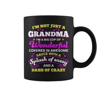 Funny Grandma A Big Cup Of Wonderful Funny Grandma Coffee Mug | Mazezy