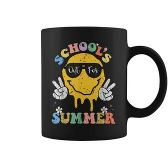 Funny Groovy Schools Out For Summer Graduation Teacher Kids Coffee Mug - Thegiftio UK