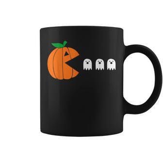Funny Halloween Pumpkin Eating Ghost Gamer Men Women Kids V9 Coffee Mug - Thegiftio UK