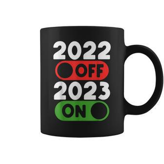 Funny Happy New Year 2023 On 2022 Off New Years Eve Party Coffee Mug - Thegiftio UK