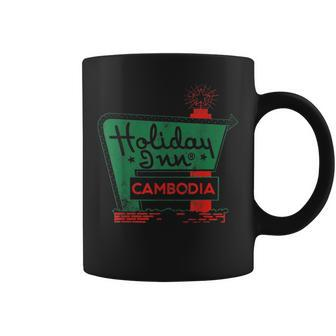 Funny Holiday In Cambodia Vintage Faded Style Gift Coffee Mug - Seseable