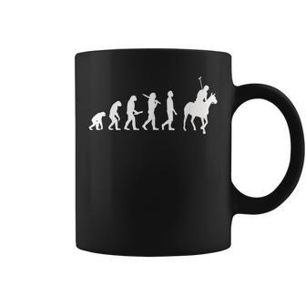 Funny Horse Polo Evolution Gift For Polo Players Coffee Mug | Mazezy