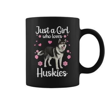 Funny Huskies For Women Girls Pup Siberian Husky Dog Lovers Coffee Mug - Thegiftio UK