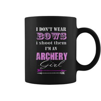 Funny I Dont Wear Bows I Shoot Them Archery Coffee Mug - Thegiftio UK