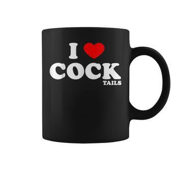 Funny I Love Cocktails I Heart Cocktails Drinking Pun Gift Coffee Mug | Mazezy