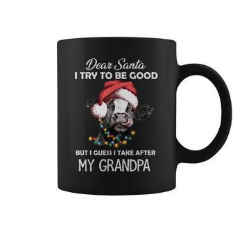 Funny I Try To Be Good But I Guess I Take After My Grandpa Coffee Mug | Mazezy