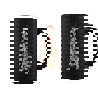 Funny Irish Wolfhound Xmas Lights Gift Dog Dad Dog Mom Coffee Mug | Mazezy