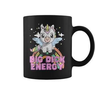 Funny Ironic Cool Unicorn Big Dick Energy Festival Anime Coffee Mug | Mazezy
