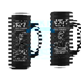 Funny Jerk It Till She Swallows Trout Bass Fishing Gear Men Coffee Mug | Mazezy