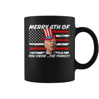 Funny Joe Biden Dazed Merry 4Th Of You Know The Thing V2 Coffee Mug - Thegiftio UK
