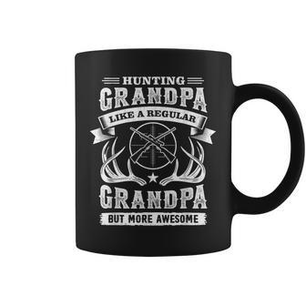 Funny Jokes Vintage Grandpa Elk Deer Hunting Coffee Mug | Mazezy