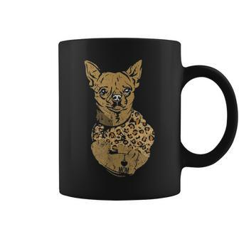 Funny Leopard Chihuahua Mom Costume Mothers Day Gift Coffee Mug - Seseable