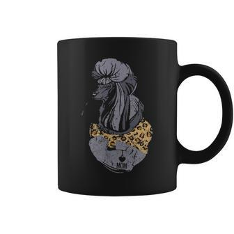 Funny Leopard Dog Poodle Mom Costume Mothers Day Gift Coffee Mug - Seseable