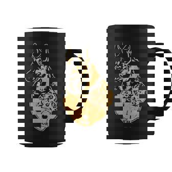 Funny Leopard German Shepherd Mom Costume Mothers Day Gift Coffee Mug - Seseable