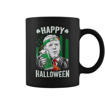 Funny Leprechaun Biden Happy Halloween For St Patricks Day Coffee Mug - Seseable
