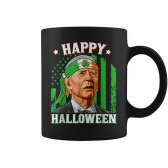 Funny Leprechaun Biden Happy Halloween For St Patricks Day Coffee Mug - Seseable