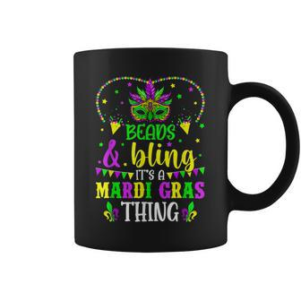 Funny Mardi Gras Beads & Bling Its A Mardi Gras Thing Coffee Mug - Seseable