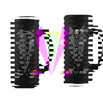 Funny Mardi Gras Tuxedo Costume Print Carnival Parade Coffee Mug - Seseable