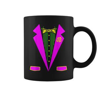 Funny Mardi Gras Tuxedo Costume Print Carnival Parade Coffee Mug - Seseable