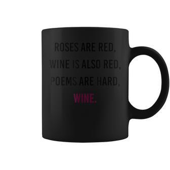 Funny Meme Valentines Day Wine Quote Drinking Coffee Mug | Mazezy UK