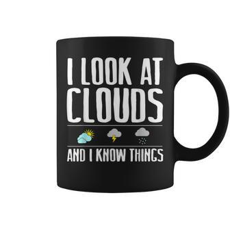 Funny Meteorologist Gift Cool Chaser Weather Forecast Clouds Coffee Mug - Seseable