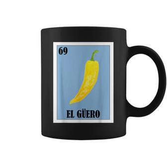 Funny Mexican Food Design - El Guero Coffee Mug | Mazezy