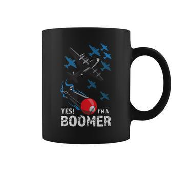 Funny Military Bomber Design For Boomers Coffee Mug | Mazezy