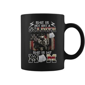 Funny Military Child Brave Mom Gifts Son Daughter Boy Girl Coffee Mug - Seseable