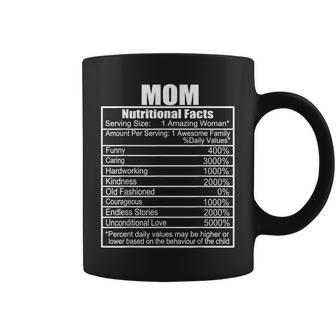 Funny Mothers Day Nutrition Facts Mom Nutritional Facts Coffee Mug - Thegiftio UK