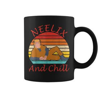 Funny Neelix And Chill Retro Vintage Apparel Coffee Mug | Mazezy