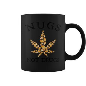 Funny Nugs Not Drugs Delicious Chicken Nugget Bucket Coffee Mug - Seseable