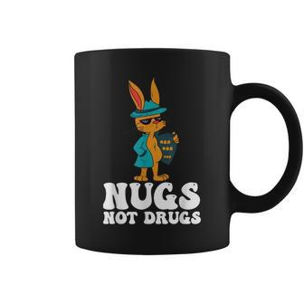 Funny Nugs Not Drugs Delicious Chicken Nugget Bucket V4 Coffee Mug - Seseable