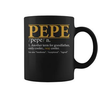 Funny Pepe Definition Fathers Day Gift Grandpa Gift Gift For Mens Coffee Mug | Mazezy