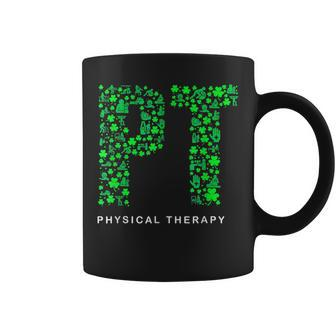 Funny Physical Therapy Therapist Happy St Patricks Day Coffee Mug - Seseable