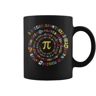 Funny Pi Day Spiral Pi Math For Pi Day 314 Coffee Mug - Seseable