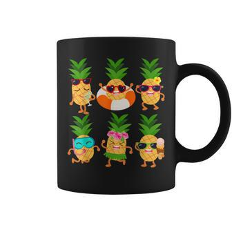 Funny Pineapple Ice Scream Hawaiian Summer Vacation Girls Wo Coffee Mug - Thegiftio UK